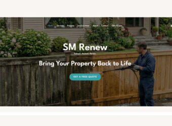 طراحی سایت کانادایی SM Renew